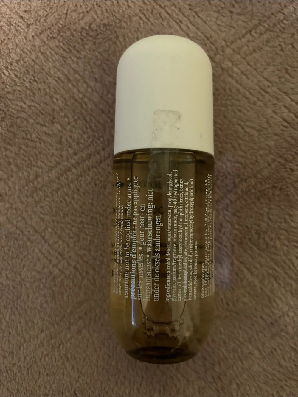 Philosophy Hair & Body Fragrance Mist (Coconut Rush) Travel-friendly size🙂‍↔️